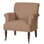 Colefax Arm Chair in Brayden Stripe