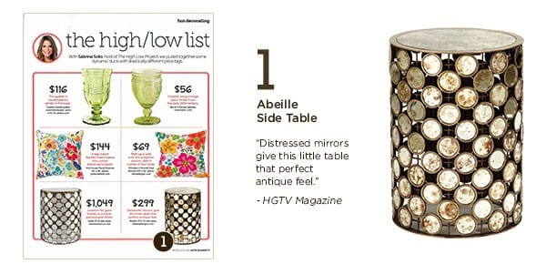 HGTV Magazine, February 2013 featuring Ballard Designs