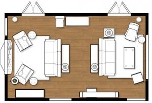 Hard To Layout Living Room - How To Decorate