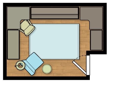 Home Office Layout Drawing