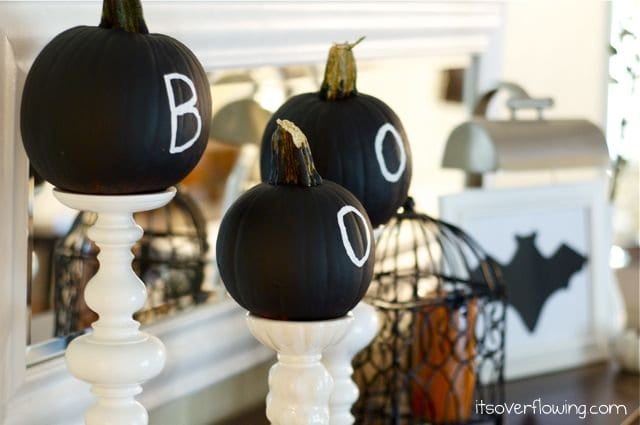 Chalkboard Pumpkins by It's Overflowing