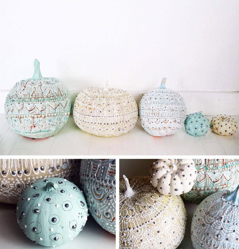 Puffy Paint Pumpkins by Alisa Burke