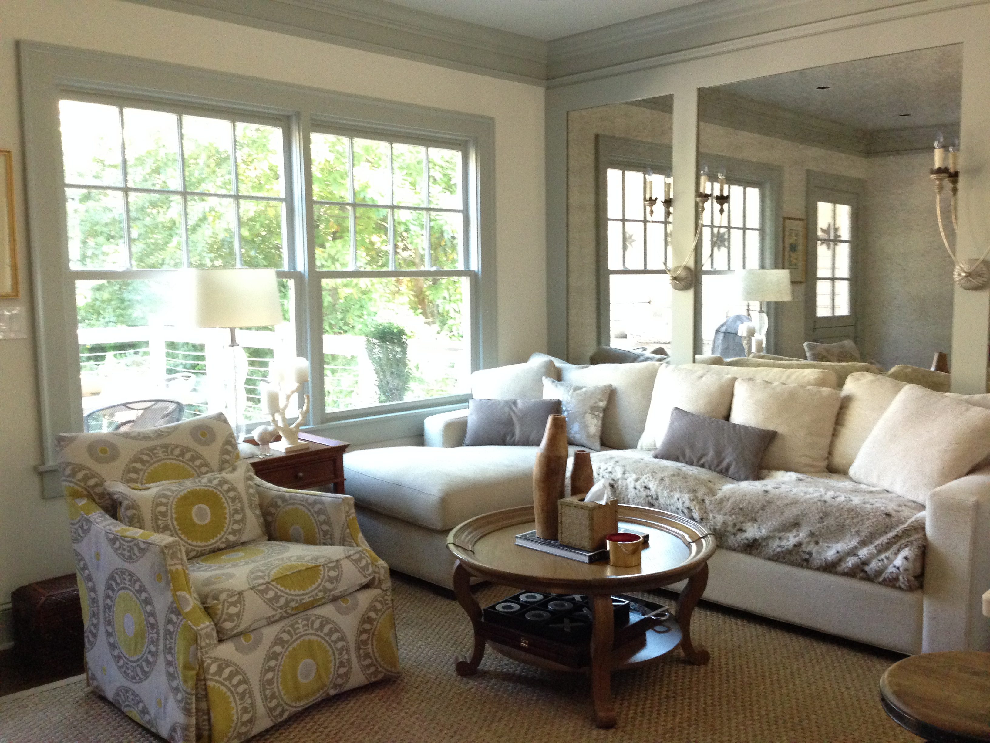 Family room next to Karen's kitchen, overlooking the backyard