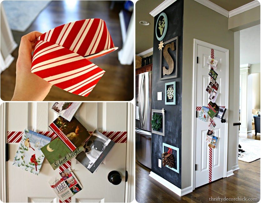 Thrifty Decor Chick's holiday card display