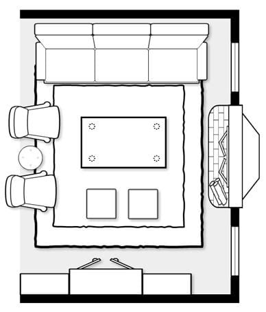 New furniture layout