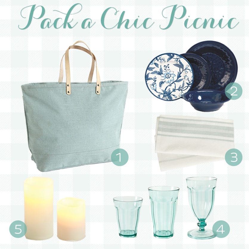 Pack a chic picnic