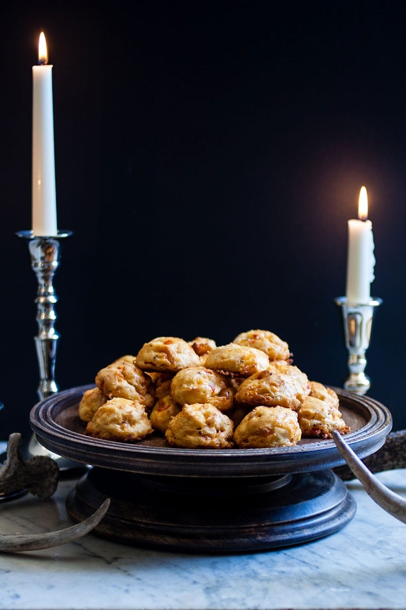 Pimento cheese gougeres recipe