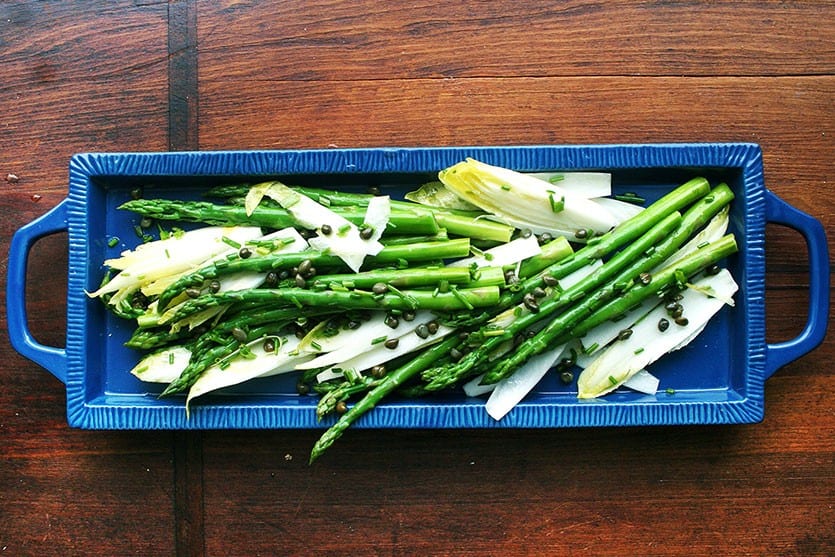 Asparagus and endive salad