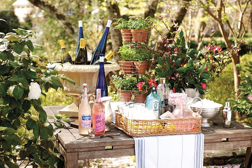 A self serve bar is best for casual gatherings because guests can help themselves