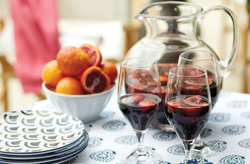 Recipe for blood orange sangria