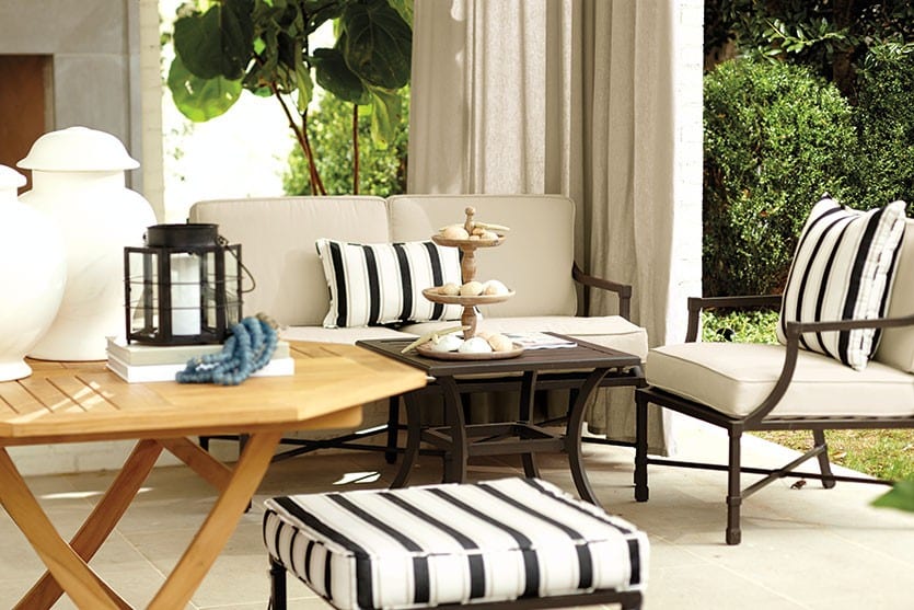 Suzanne Kasler's outdoor furniture collection for Ballard Designs