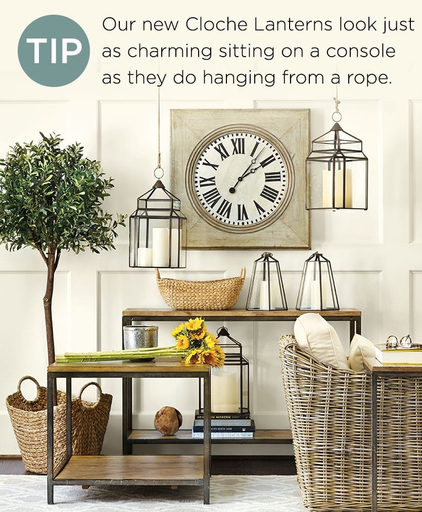 Hang a lantern for an unexpected accent