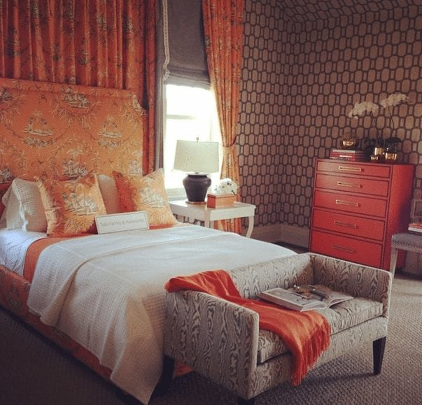 Tobi Fairley's Master Bedroom in the Hampton Designer Showhouse