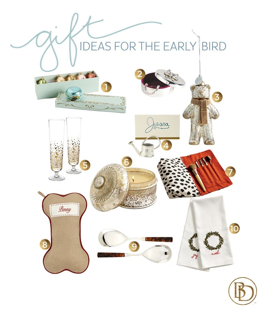 Gift ideas for the holiday early birds