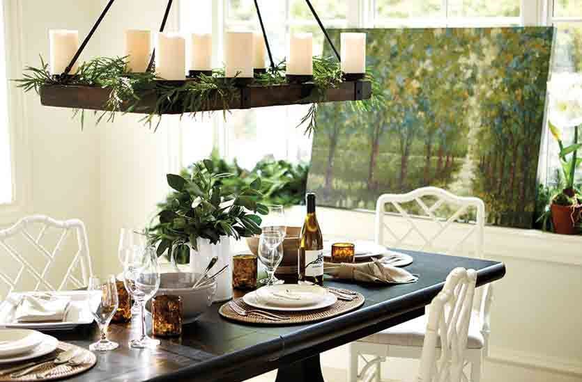 Add festive touches to your lighting during the holidays