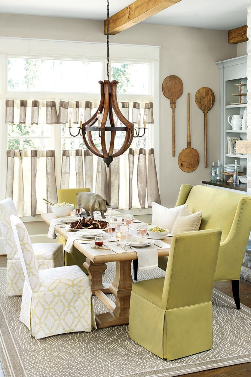 Citron greens pair beautifully with whites and neutrals