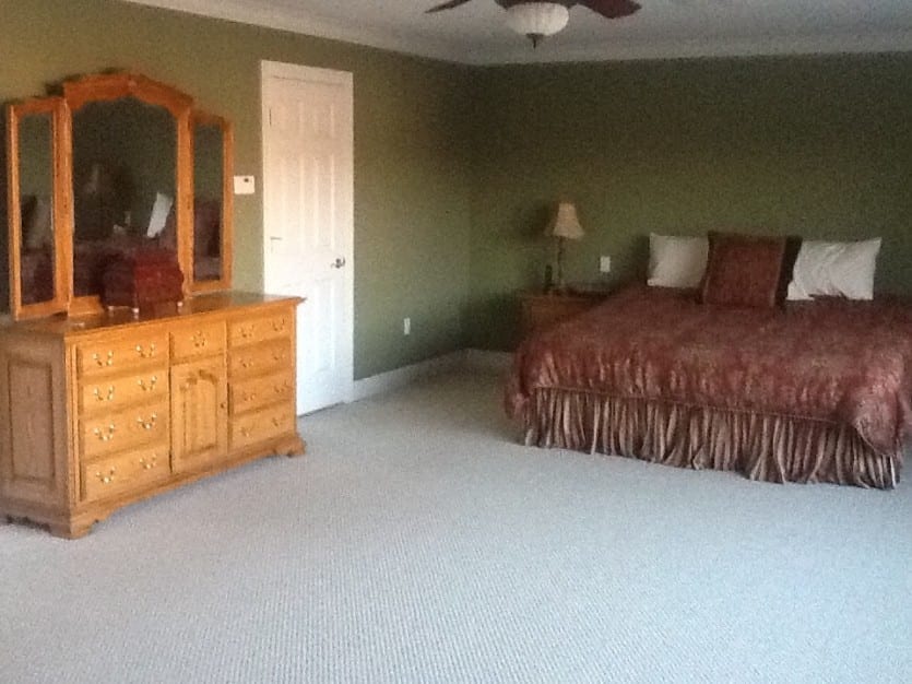 bed and dresser