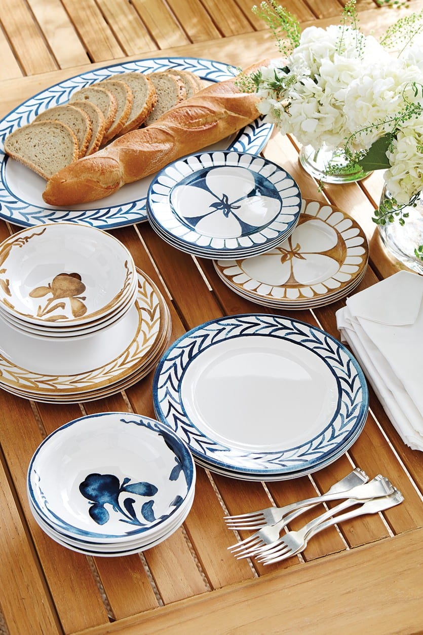 Bunny Williams outdoor tabletop collection