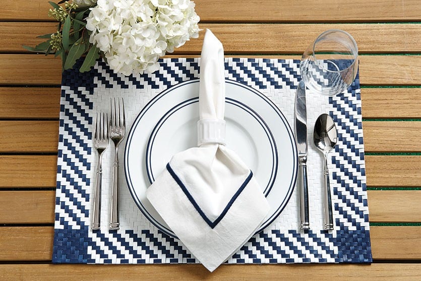 Outdoor placemats from Bunny Williams