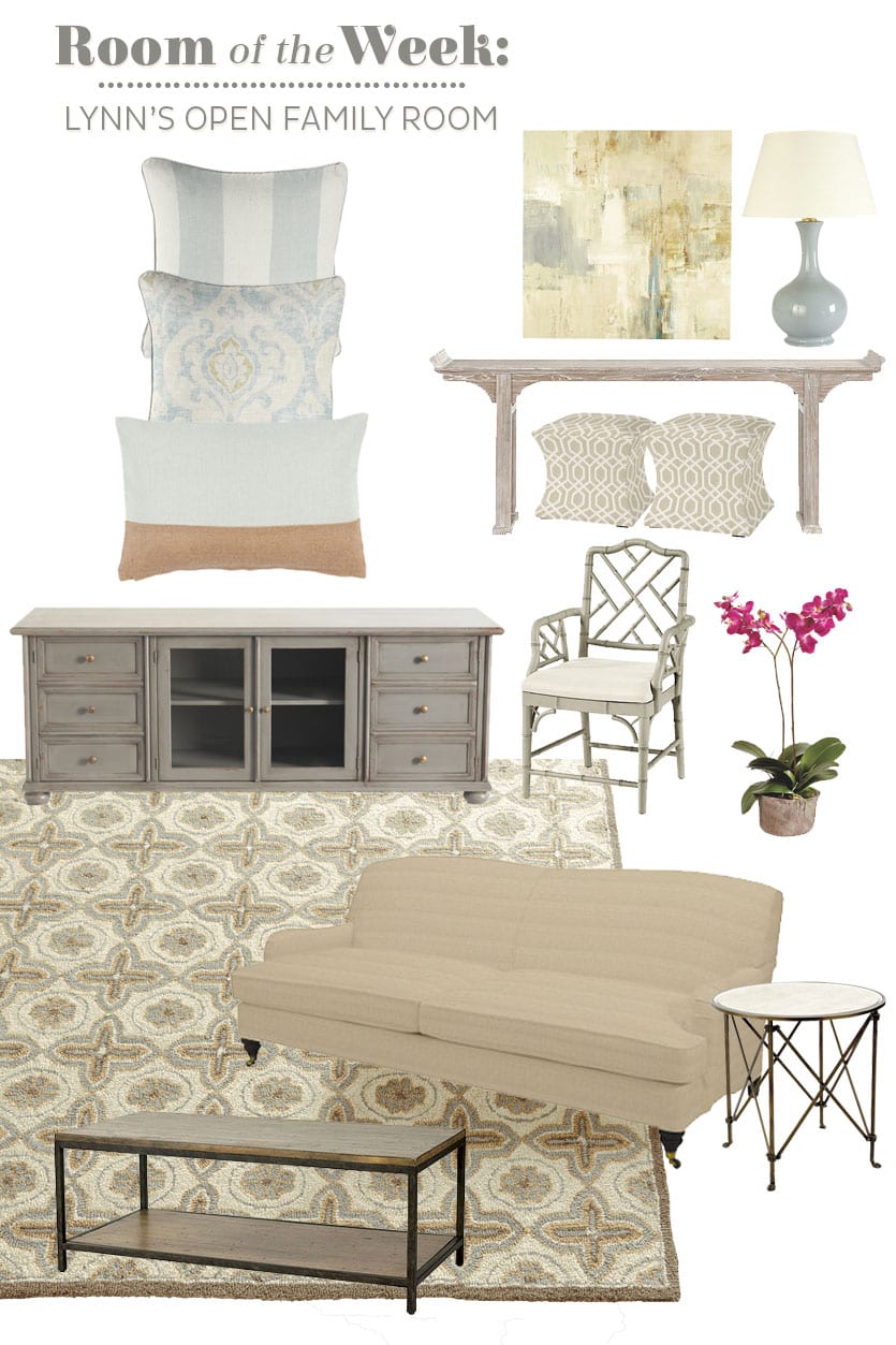 Design plan for Lynn's open family room