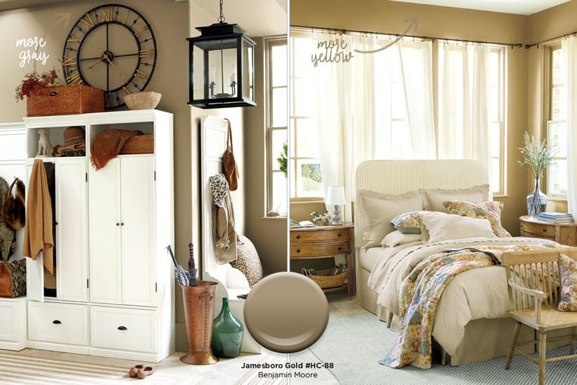 Benjamin Moore's Jamesboro Gold paint color