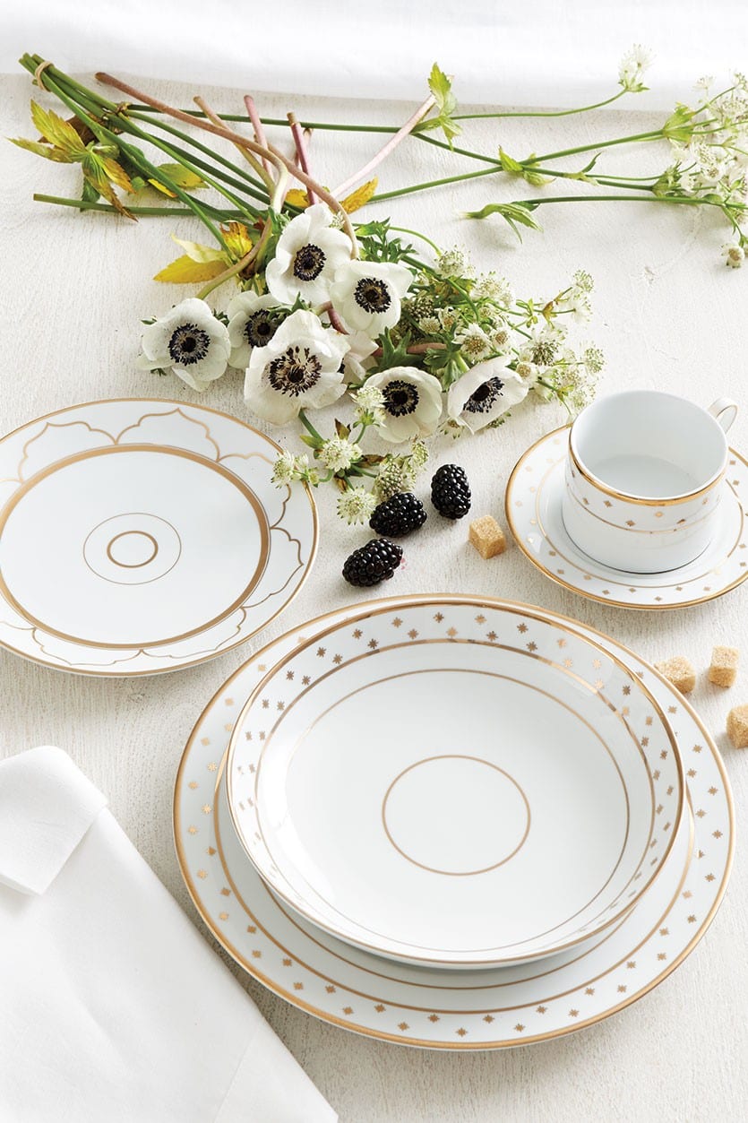 Bunny Williams Gold Star Dinnerware Collection