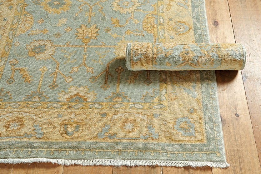 Ballard Designs' Casa Florentina hand knotted rugs