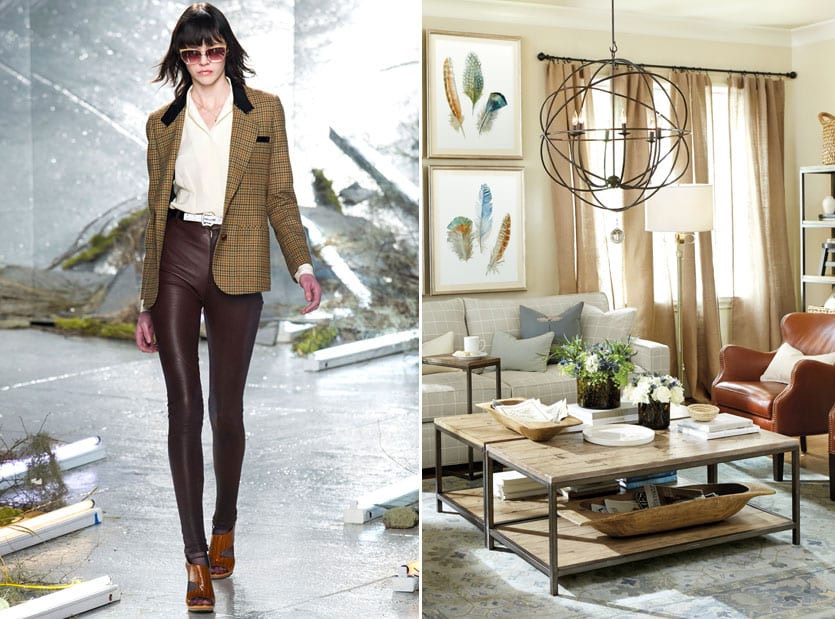 Rooms inspired by fashion runways