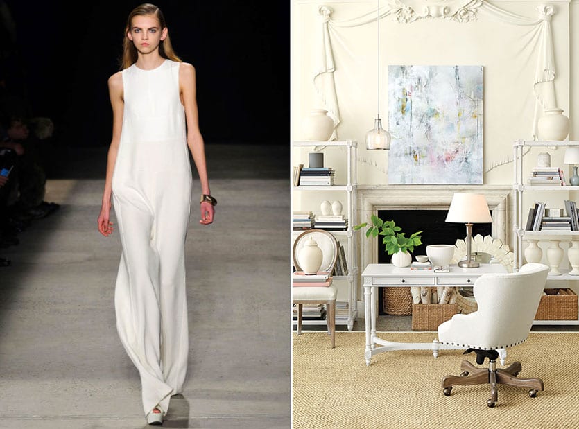 Rooms inspired by fashion runways