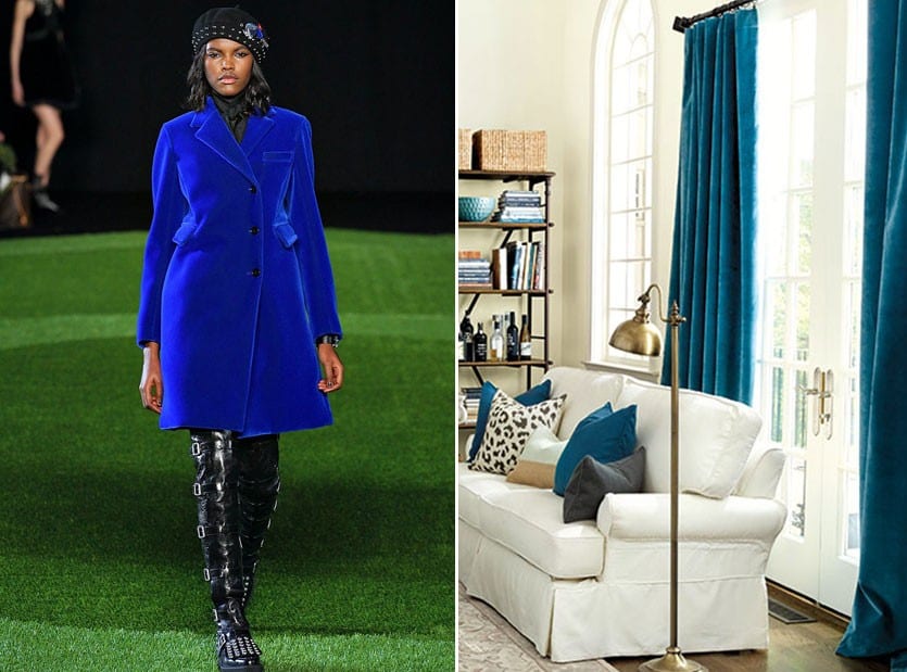 Living room inspired by Fall 2015 Fall runways