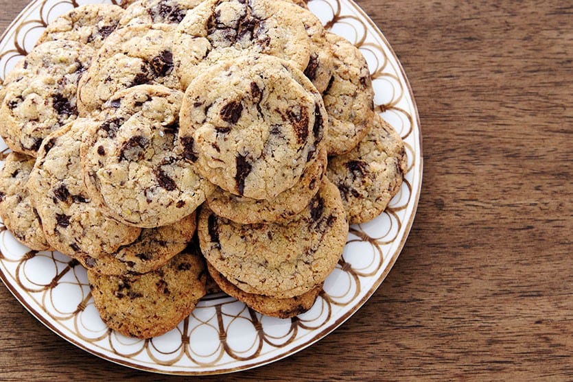 Joy the Baker's Pistachio and Dark Chocolate cookie recipe