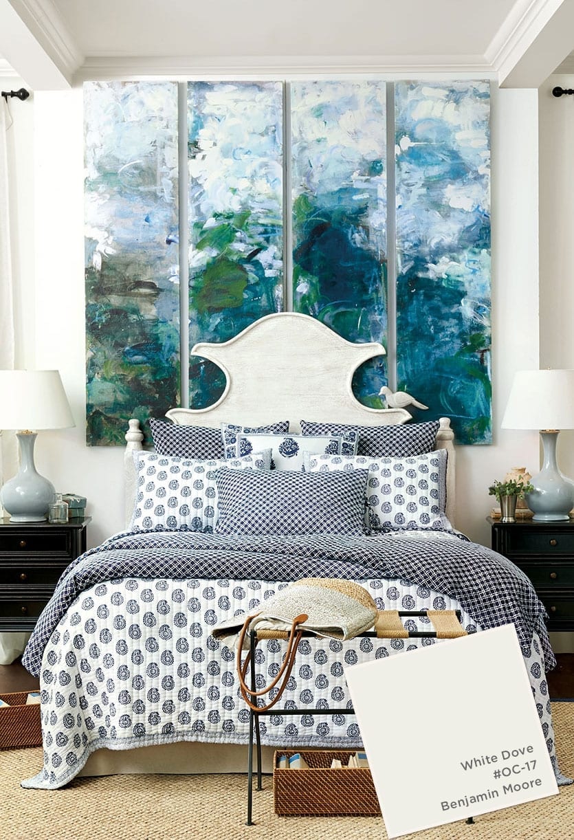 Benjamin Moore's White Dove from the Ballard Designs catalog