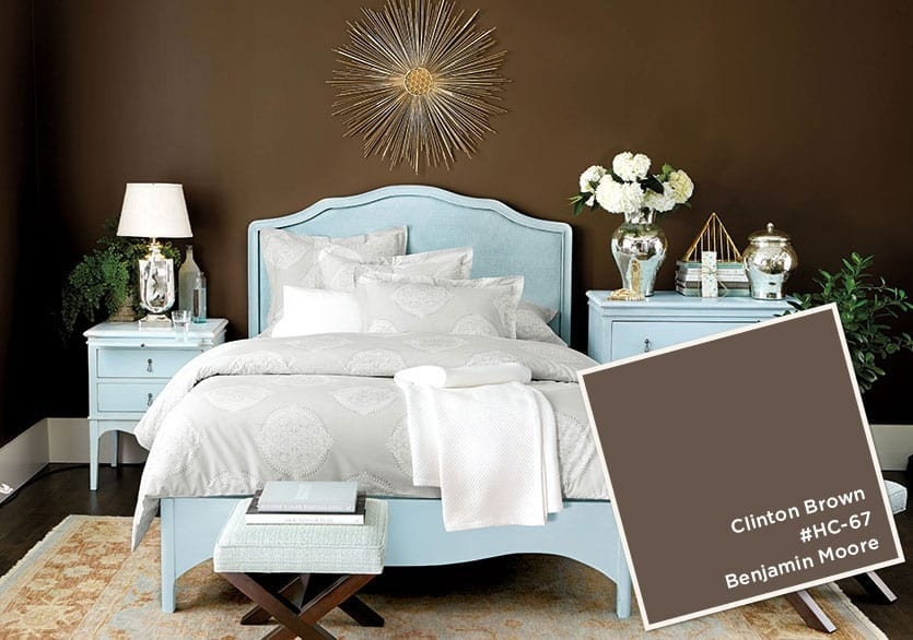 Benjamin Moore's Clinton Brown from the Ballard Designs catalog