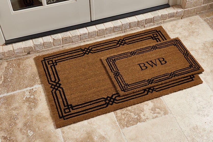 Simple, coir doormat from Bunny Williams' collection for Ballard Designs