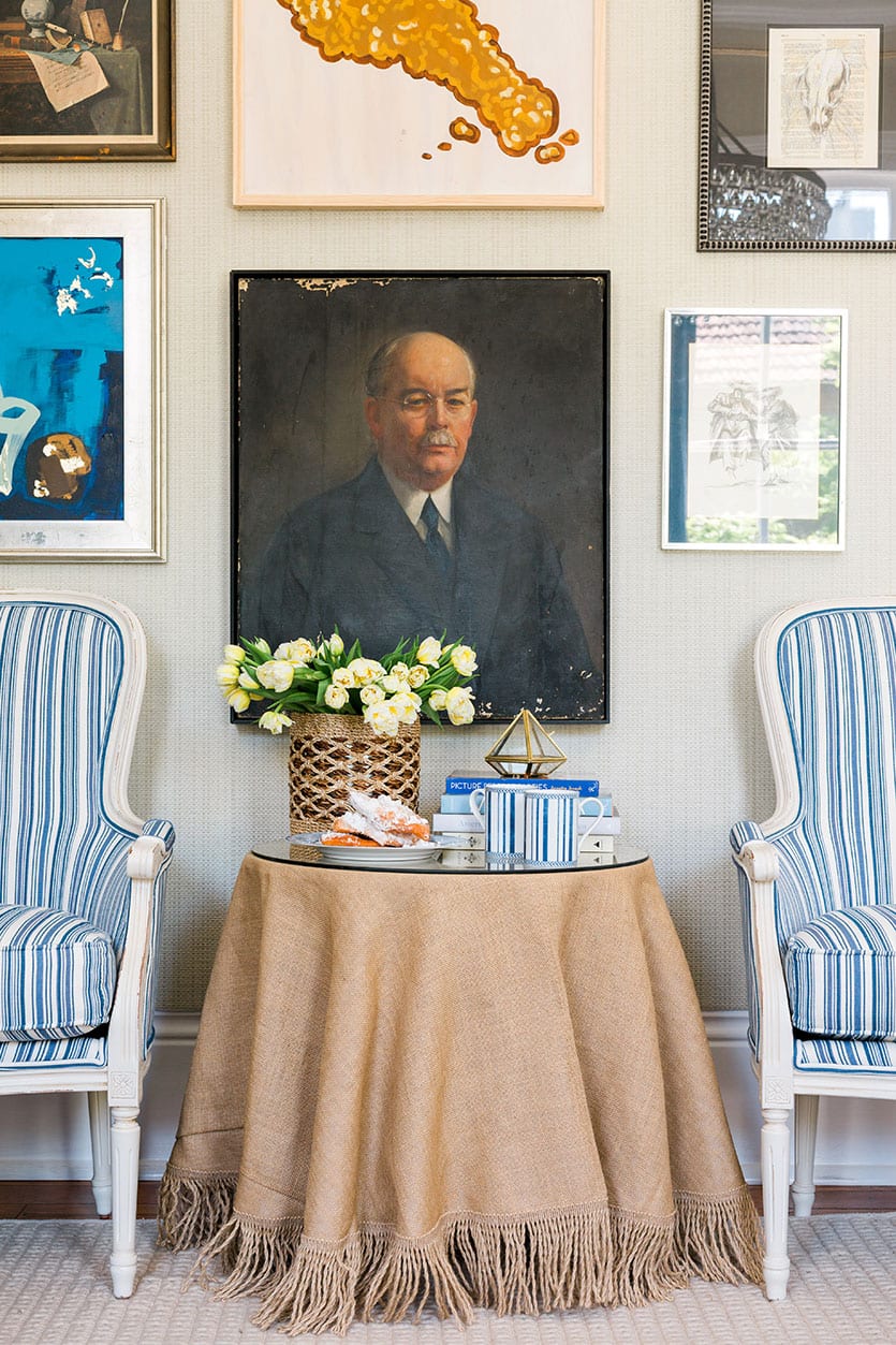 Brian Patrick Flynn's second floor lounge in Traditional Home's Southern Style Now Showhouse in New Orleans, Louisiana