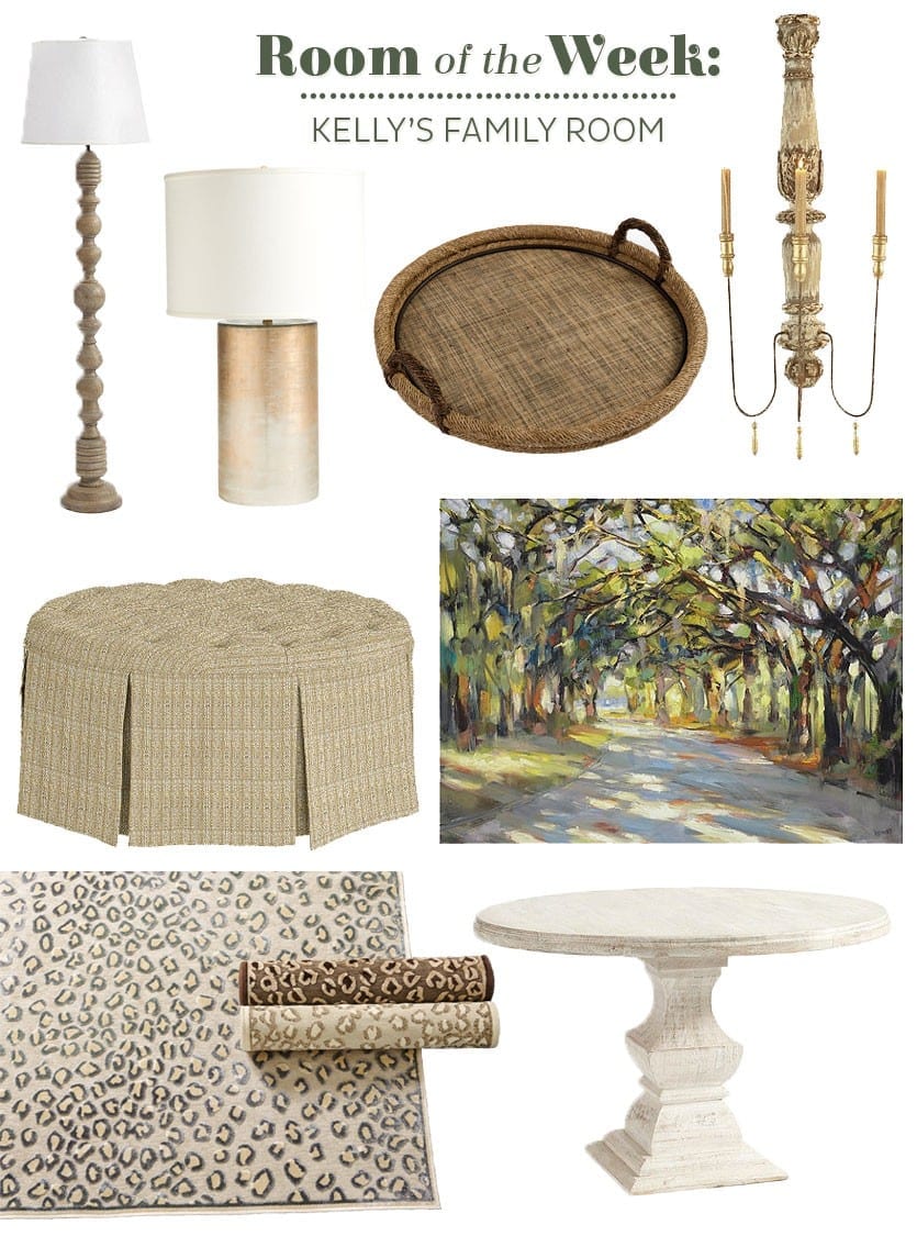 Decorating a family room with an earth-toned color palette