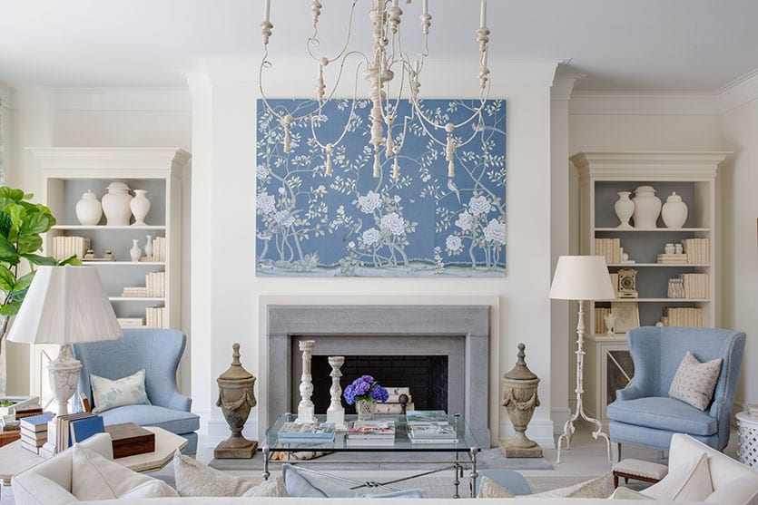 Kate Singer's Living Room At The Hamptons Showhouse