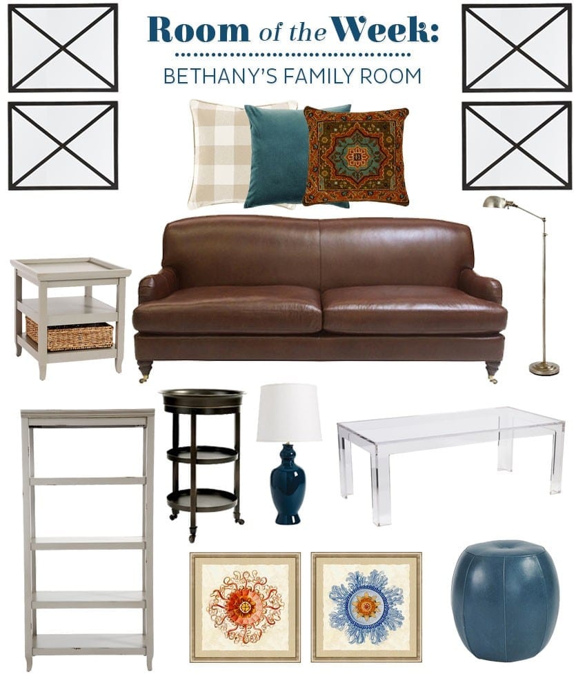 Decorating Bethany's TV wall with storage and personality and adding finishing touches to a living room