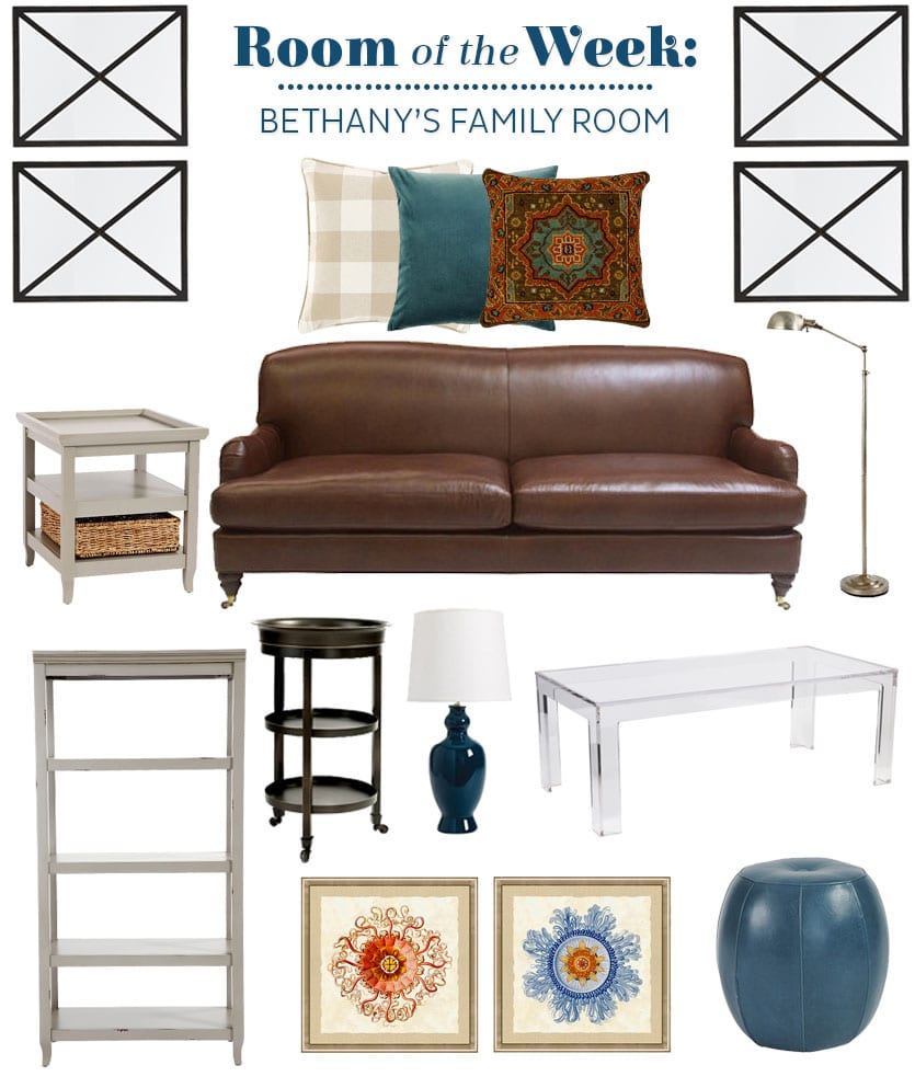 Decorating Bethany's TV wall with storage and personality and adding finishing touches to a living room