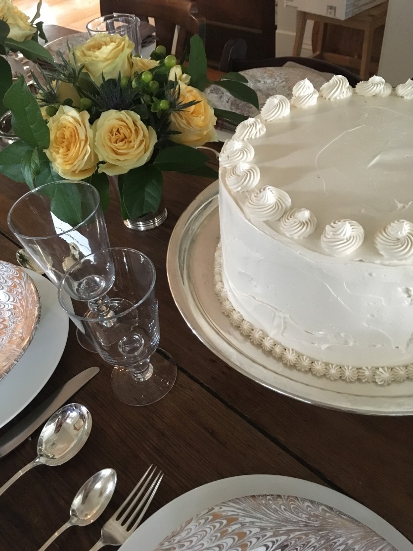 Ina Garten's Devil's Food Cake with Coffee Meringue Buttercream