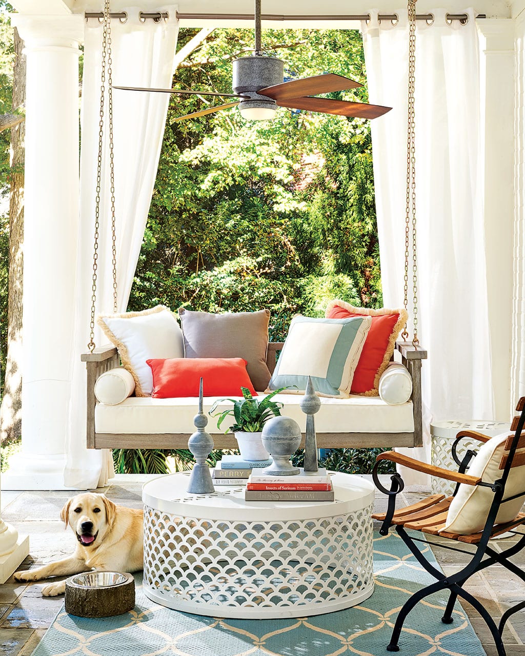 Take your outdoor space to the next level by mixing and matching pieces from Ballard Designs