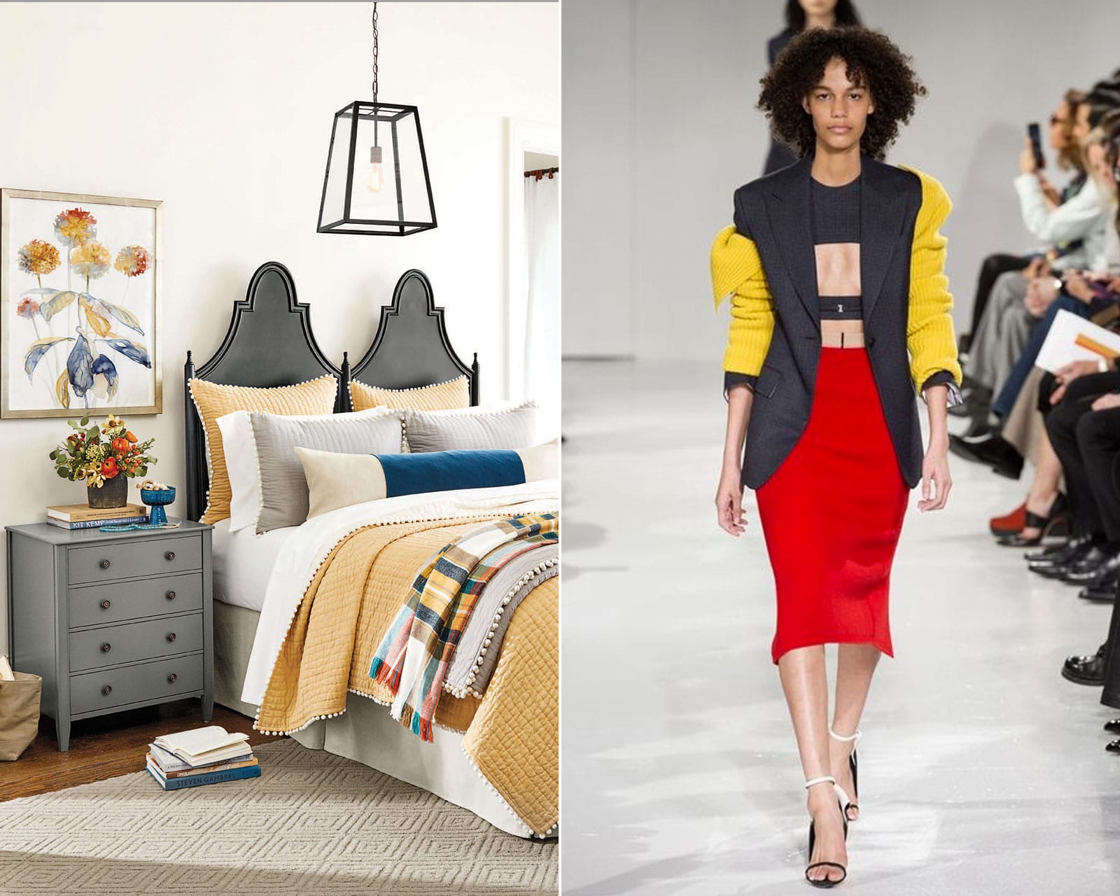 Primary color palette from fashion to interior design