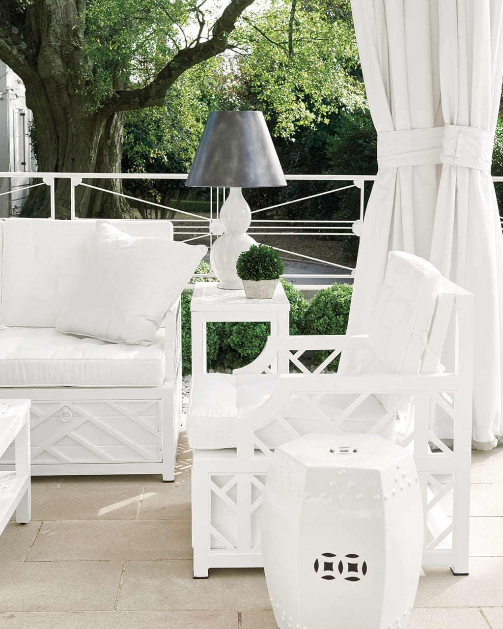 Miles Redd's Bermuda Outdoor Collection for Ballard Designs