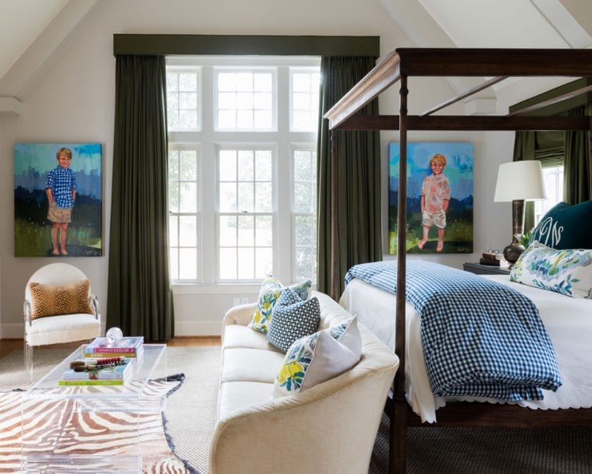 Whitney Durham's bedroom featured in Atlanta Magazine HOME