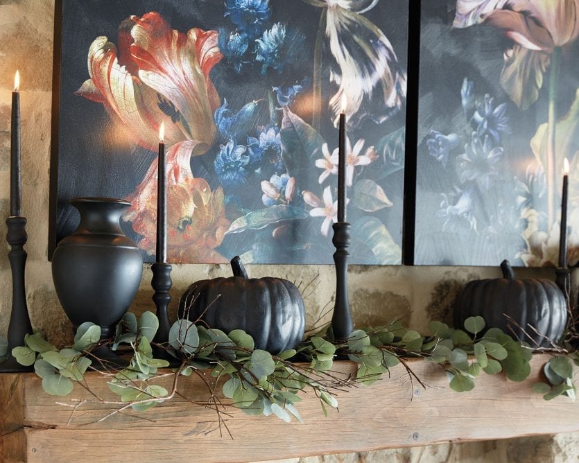 Fall fireplace mantels designed to last through the fall months | Ballard Designs