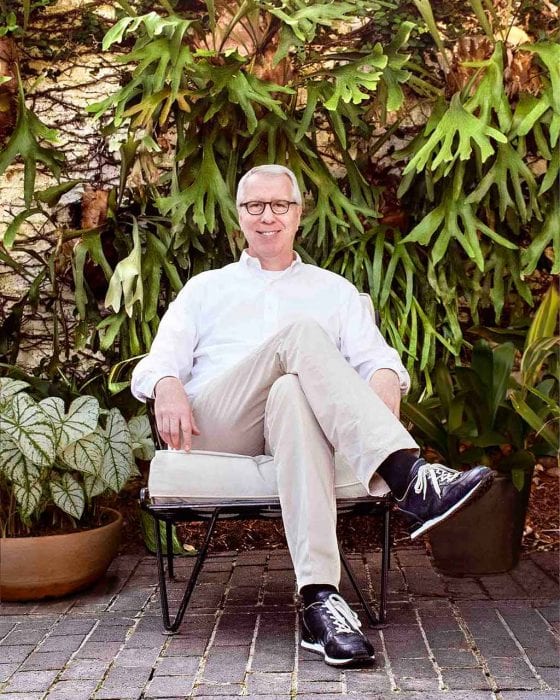 Architect Lee Ledbetter on his New Orleans terrace