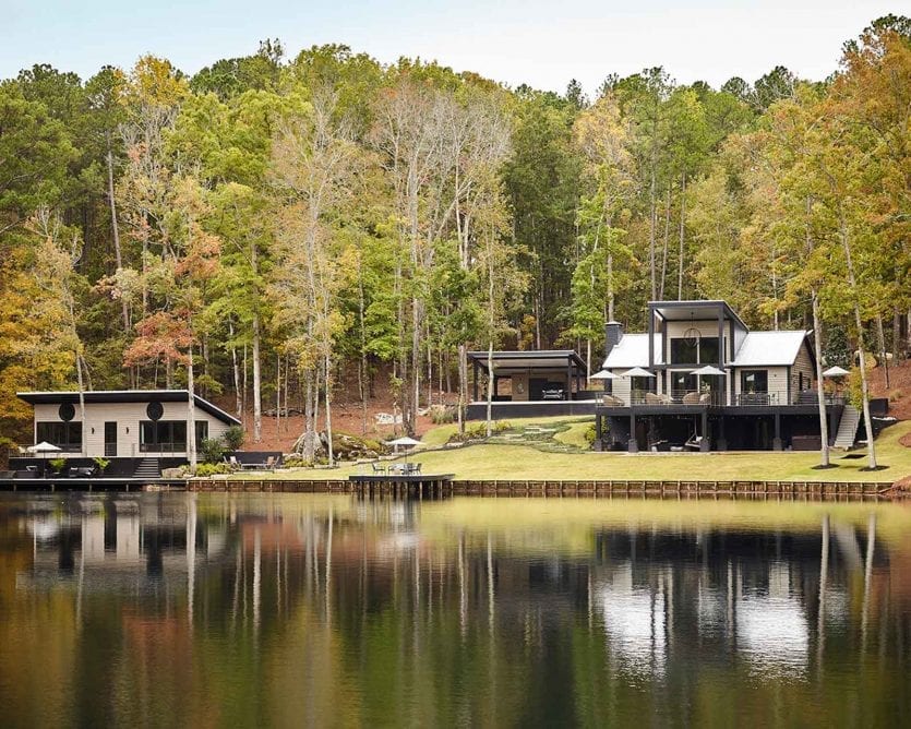 Matthew Quinn and Ric Parrish's lake house in Georgia