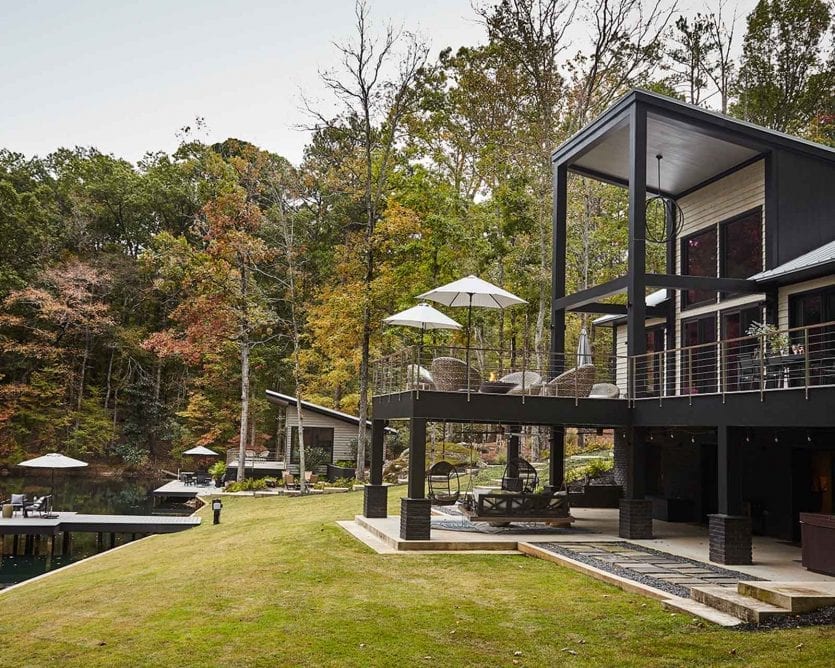 Matthew Quinn and Ric Parrish's lake house in Georgia