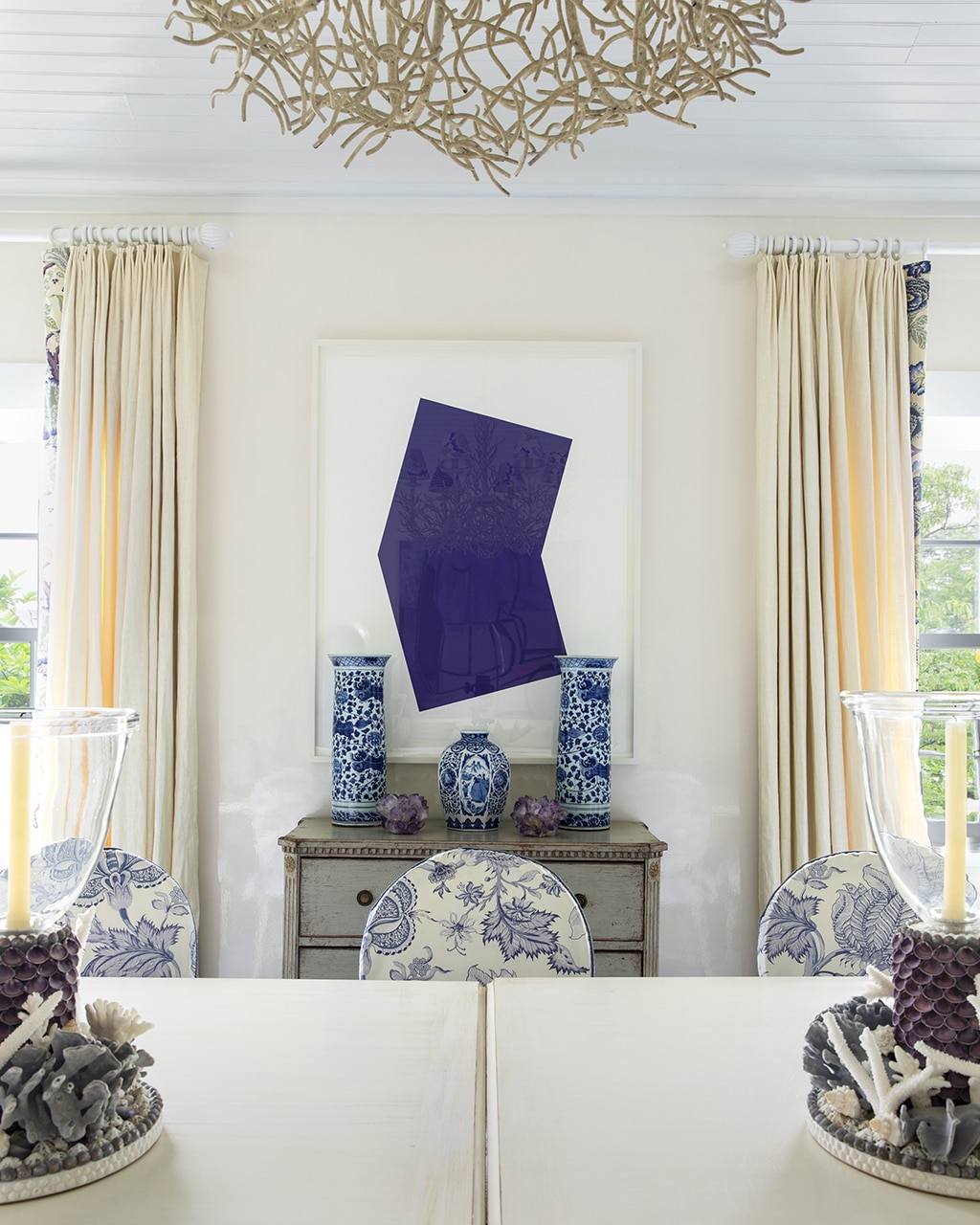 Dining room in Markham Roberts' new book, Notes on Decorating