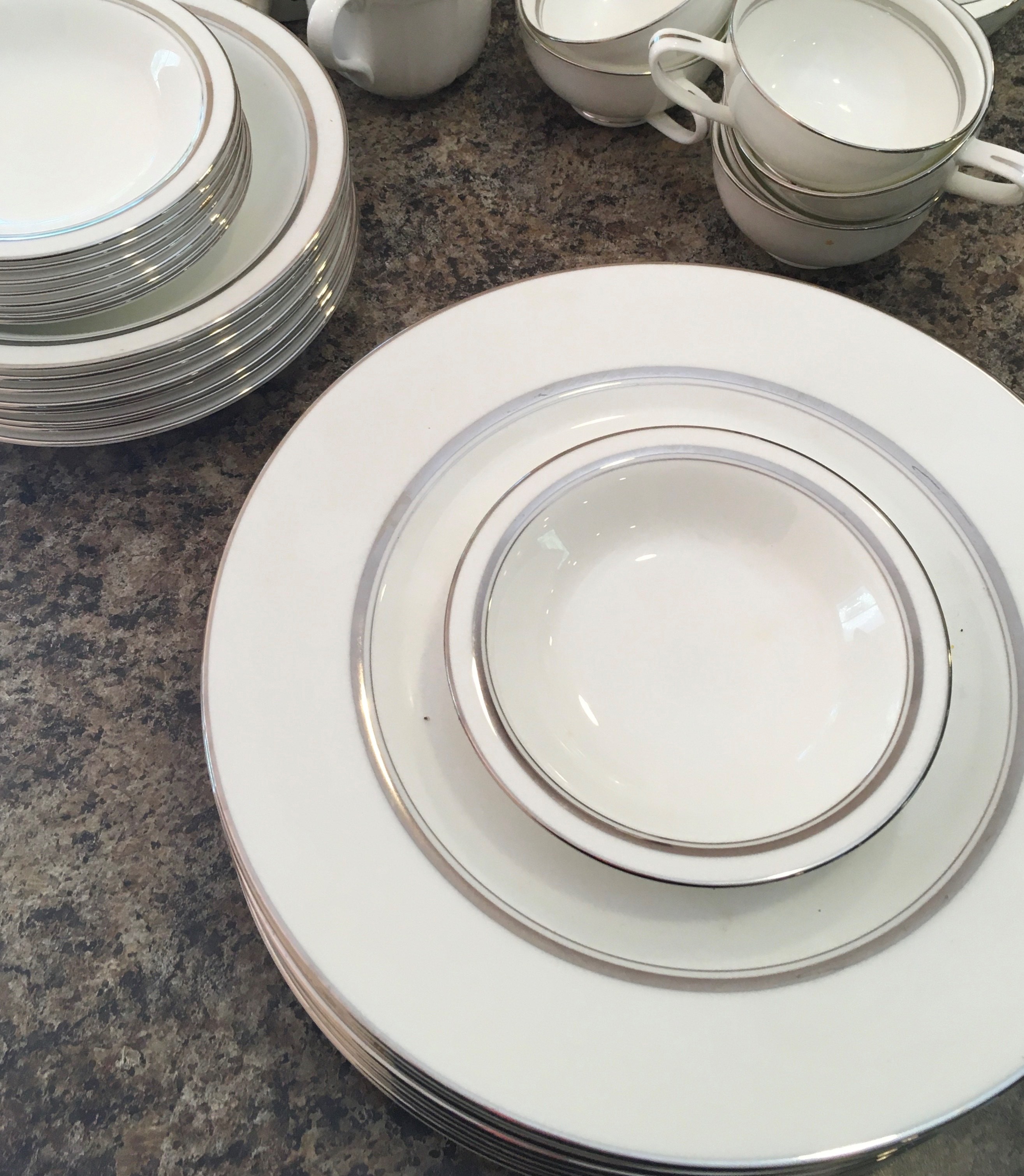 Jamie's silver china pattern